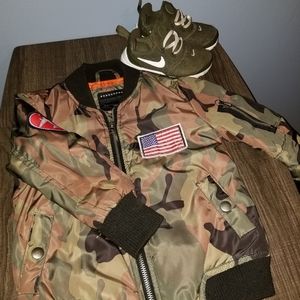 COOL TODDLER SNEAKERS + JACKET